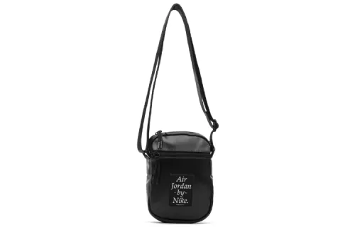 Jordan Cotton Cell Phone Pouch, Shoulder Bag, Crossbody Bag Regular Unisex Black