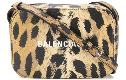 Balenciaga Cow Leather Camera Bag, Shoulder Bag, Crossbody Bag Regular Women's Black Yellow Multicolor