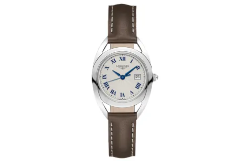 LONGINES Rider Collection Quartz Movement 30m Waterproof Women's Watch 30mm White Dial Stainless Steel Case