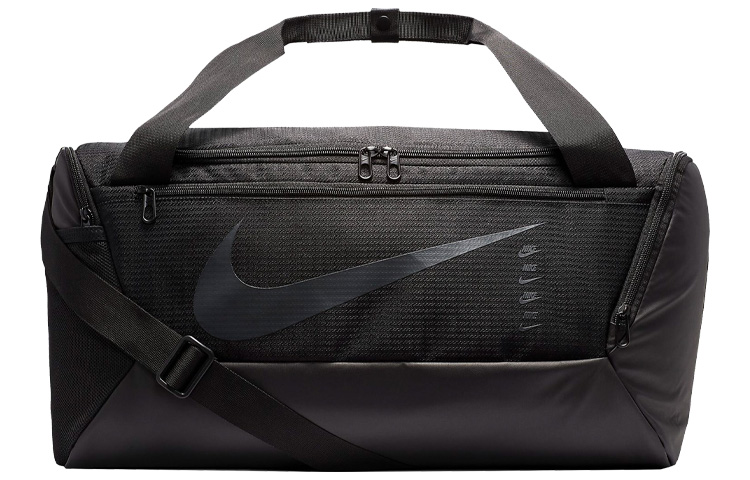 Nike Nike, capacious travel bag for yoga for training, big black sports bag for men and women, with your logo imprint, polyester, for beloved