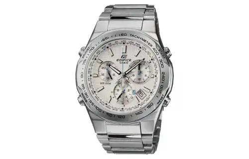 CASIO Men EDIFICE 38mm White Watch EF-528D-7AV
