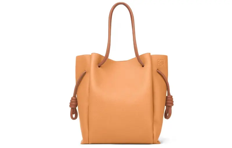 LOEWE Calfskin Handbag Small Women's Light Caramel