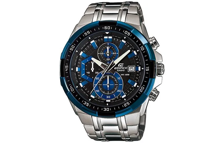 CASIO Chronograph 'Edifice' Men's Watch EFR-539D-1A2VUEF Blue Watch EFR-539D-1A2