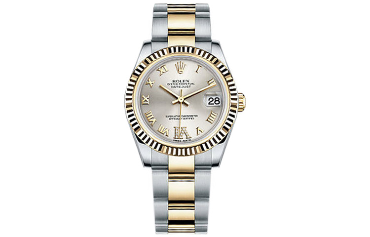 ROLEX Women's Apparel Datejust Collection Automatic Mechanical Movement 100m Waterproof Women's Watch 31mm