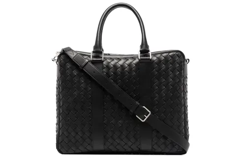 Bottega Veneta Leather Tote Bag, Shopping Bag, Handbag Women's Black