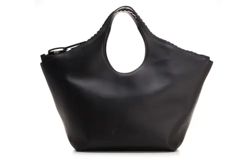 Balenciaga Without Strap Nappa Leather Handbag Women's Black