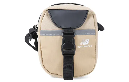 New Balance Fabric/leather Crossbody Bag, Shoulder Bag Regular Unisex Beige