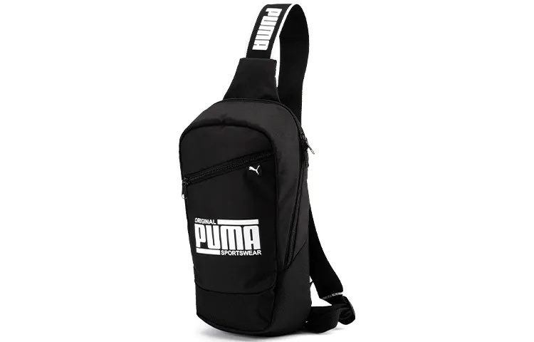PUMA Fabric Shoulder Bag, Crossbody Bag Regular Unisex Black
