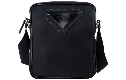 PRADA Nylon Crossbody Bags Men's Black