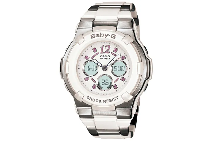 CASIO Women's BABY-G White Watch BGA-112C-7B