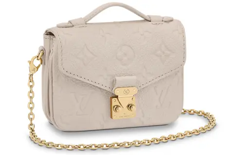 LOUIS VUITTON Micro Métis Monogram Empriente Beige Clair