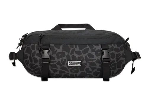 Converse Polyester Crossbody Handbag Regular Unisex Black