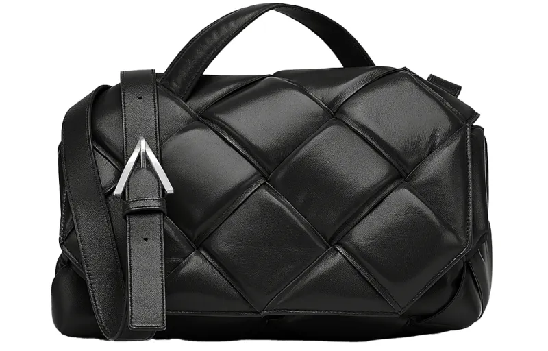 Bottega Veneta Nappa Leather Handbag Women's Black