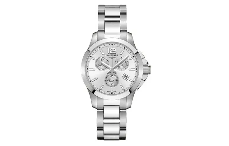 LONGINES Comcast Collection Quartz Movement Men's Watches Watch 36mm White Dial Stainless Steel Case