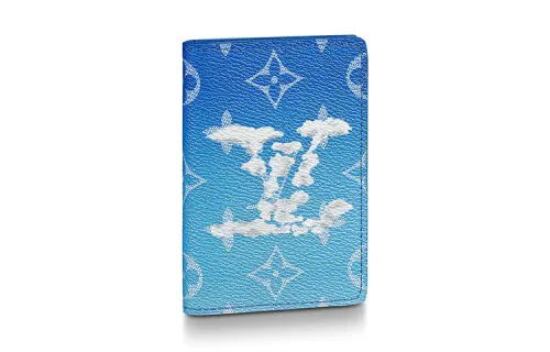LOUIS VUITTON Pocket Organizer Clouds Monogram Blue