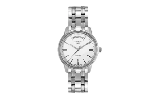 TISSOT Automatic Mechanical Movement 30m Waterproof Men's Watches Watch 39mm White Dial Stainless Steel Case