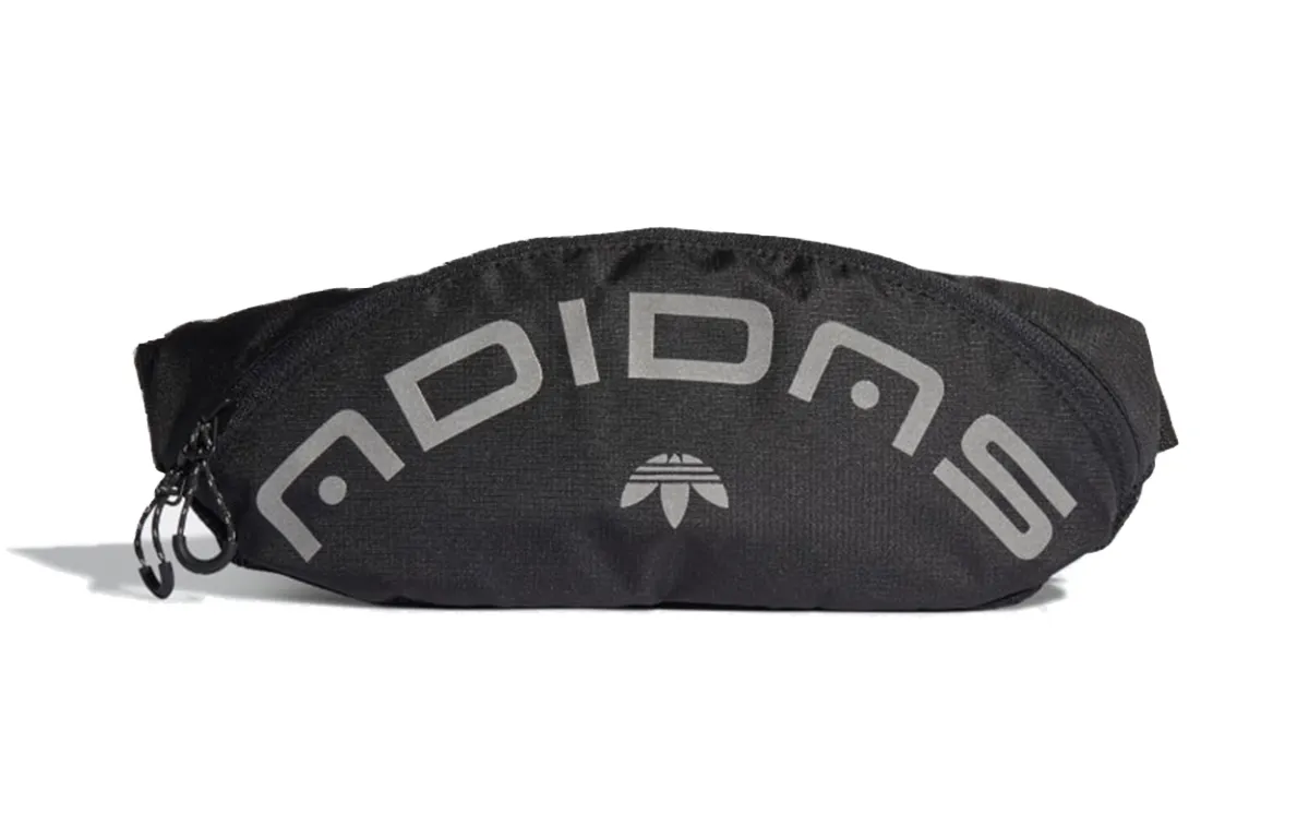 Adidas Originals Polyester Sling Bag, Shoulder Bag, Fanny Pack Men's Black