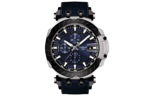 TISSOT Race Collection Automatic Mechanical Movement Men's Watches Watch 45mm Blue Dial Stainless Steel Case