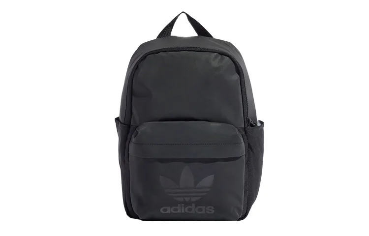 Adidas Originals Trefoil Polyurethane Backpack Unisex Black