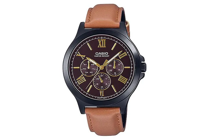 CASIO Men Standard Series Coffee Watch MTP-V300BL-5A