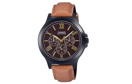 CASIO Men Standard Series Coffee Watch MTP-V300BL-5A