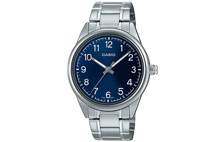 CASIO Men Standard Series Blue Watch MTP-V005D-2B4
