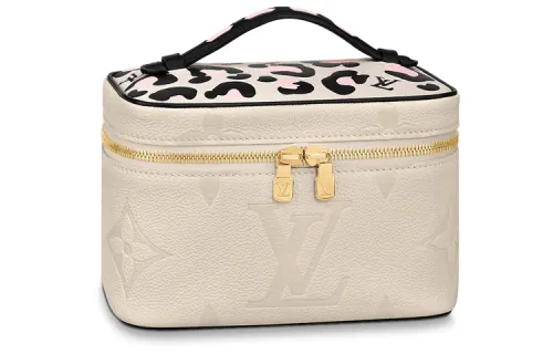 LOUIS VUITTON Nice Toiletry Pouch Mini Wild At Heart Cream