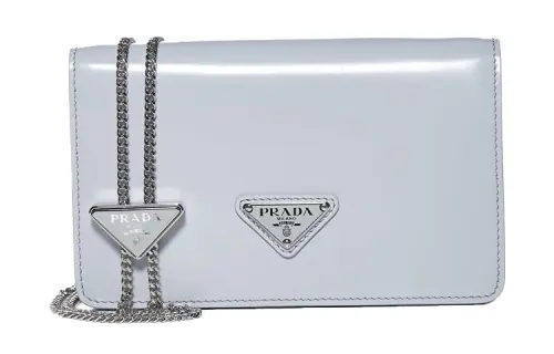 PRADA Cow Leather Shoulder Bag Women's
