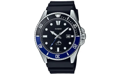 CASIO Men VINTAGE Series Black Watch MDV106B-1A1V