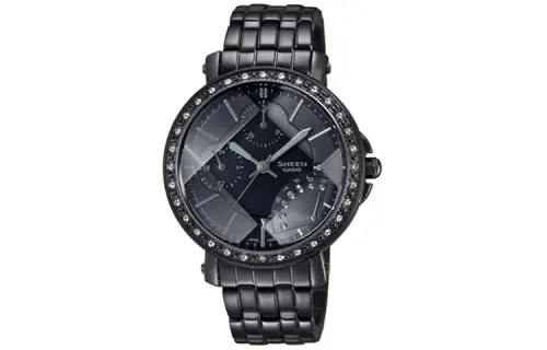 CASIO Women's SHEEN Black Watch SHN-3011BB-1A