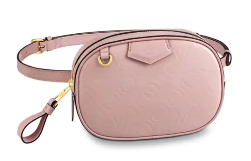 LOUIS VUITTON Cow Leather Fanny Pack Women's Pink