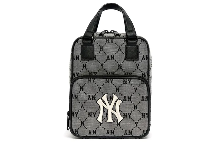 MLB Polyester Backpack Handbag Mini Unisex Gray
