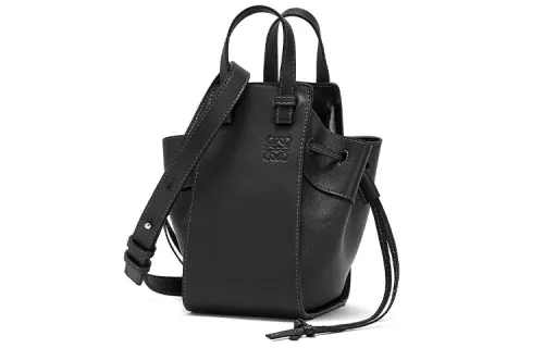 LOEWE Hammock Nappa Cow Leather Handbag, Shoulder Bag, Crossbody Bag Mini Women's Black