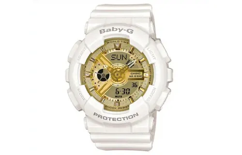 CASIO Women's BABY-G Gold Watch BA-111GGA-7A