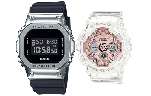 CASIO Unisex Pair Table Series Black Watch