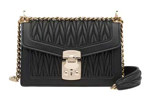 MIU MIU Confidential Sheepskin Envelope Bag, Crossbody Bag, Shoulder Bag Women's Black