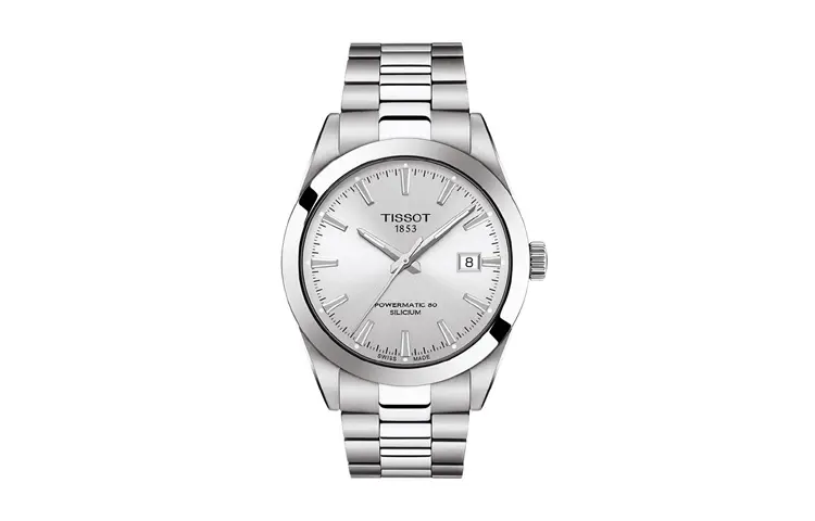 TISSOT Windy Collection Automatic Mechanical Movement Men's Watches Watch 40mm Silver Dial Stainless Steel Case