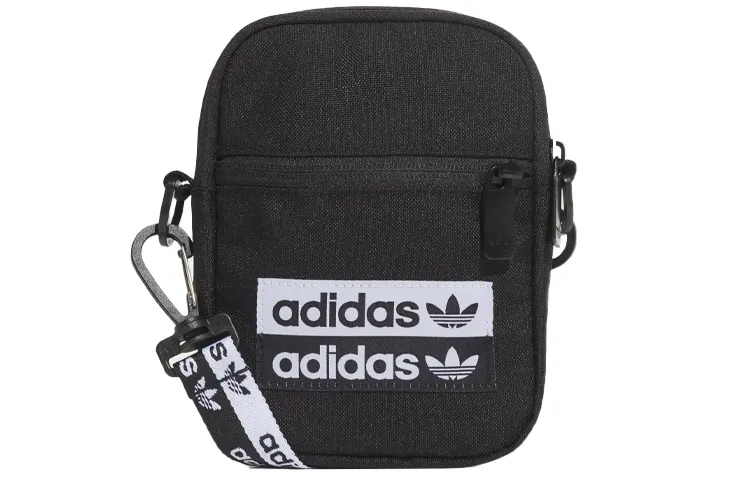 Adidas Originals Polyester Shoulder Bag, Crossbody Bag Regular Unisex Black