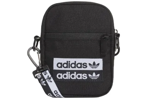 Adidas Originals Polyester Shoulder Bag, Crossbody Bag Regular Unisex Black
