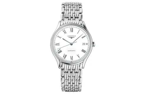 LONGINES Lvya Collection Automatic Mechanical Movement Women's Watch 35mm White Dial Steel Watch Case