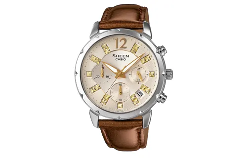 CASIO Women's SHEEN Gold Watch SHE-5024BL-9A