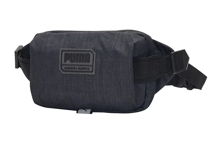 PUMA Fabric Shoulder Bag, Crossbody Bag, Fanny Pack Regular Unisex Gray Black