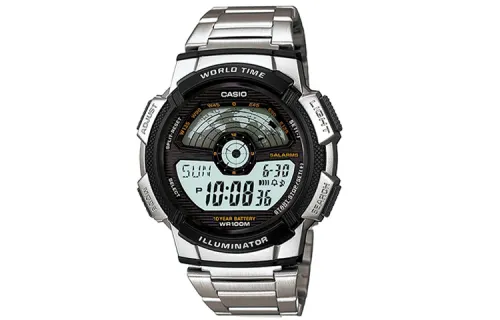 CASIO Men YOUTH Black Watch AE-1100WD-1A