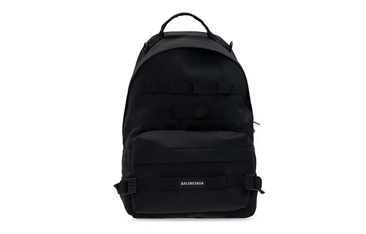 Balenciaga Nylon Backpack Regular Unisex Black
