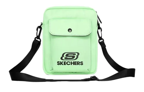 Skechers Casual Fabric Crossbody Bag, Shoulder Bag Regular Unisex Ice Green