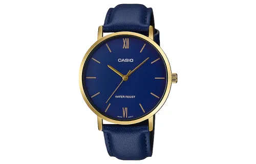 CASIO Men Standard Series Blue Watch MTP-VT01GL-2B