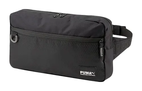 PUMA Fabric Shoulder Bag, Crossbody Bag, Fanny Pack Regular Unisex Pure Black