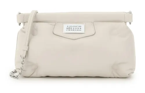 Maison Margiela Sheepskin Pillow Bag, Clutch, Chain Bag, Crossbody Bag, Shoulder Bag Women's Beige