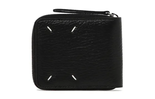 Maison Margiela Calfskin Card Holder, Wallet Women's Black