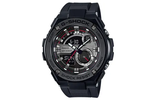 CASIO Men G-STEEL Series Black Watch GST-210B-1A